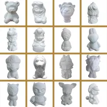 Comprar 20 Alcancias Sin Pintar Superhéroes, Princesas Sonic Amongus