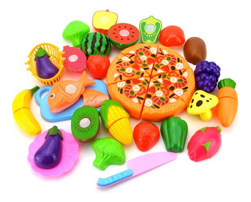 Los Niños Pretend Juego De Rol De Cocina De Frutas Y Verdura