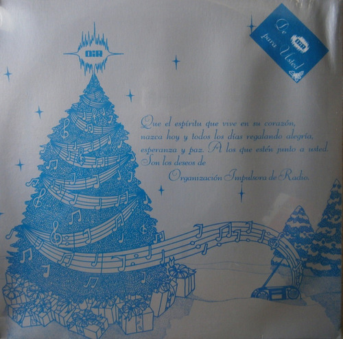 Lp Nuevo De: Oir (navideño De Impulsora De Radio) Vinil