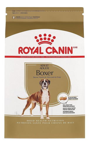 Imagen 1 de 2 de Alimento Royal Canin Breed Health Nutrition Boxer para perro adulto de raza grande sabor mix en bolsa de 12 kg