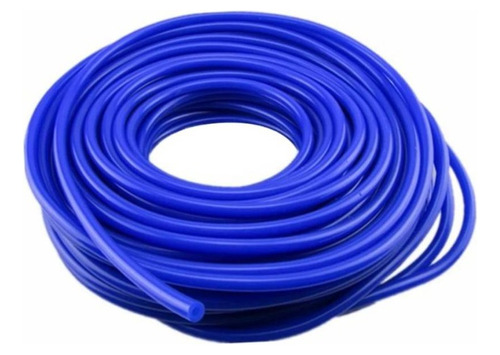 Manguera Silicona 7 Mm 100 Mts Color Azul Beiz Spa