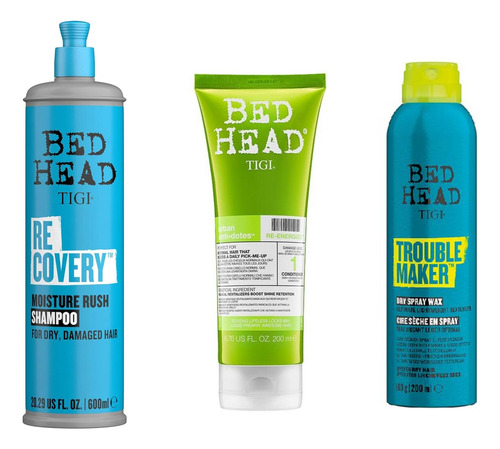 Tigi Recovery Sh 400ml + Ac 200ml Renergizer + Trouble Maker