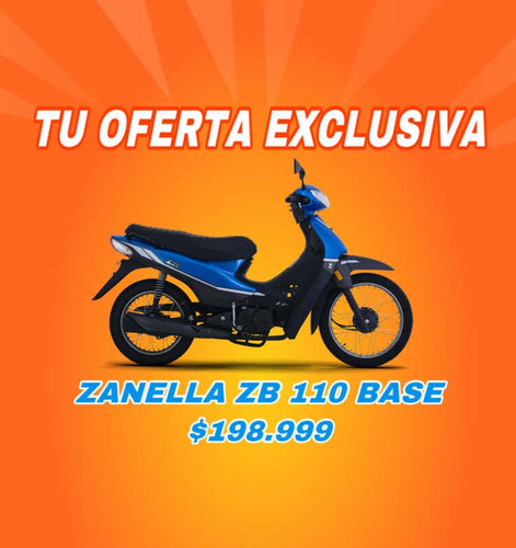 Imagen 1 de 16 de Zanella Zb 110 Base Financiacion 100% Automoto Lanus