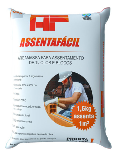 Argamassa Polimérica Para Assentar Tijolo Assentafácil