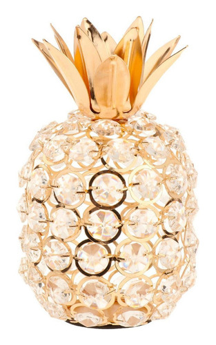 Adorno De Piña De Cristal De Diamantes De Imitación De [u]