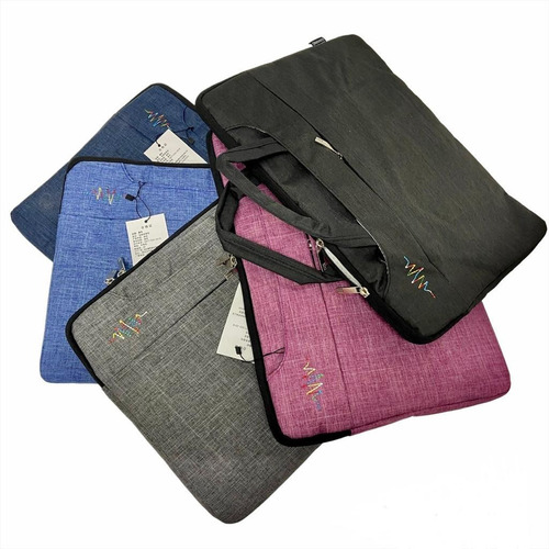 Maletín para laptop MALAYIN Laptop Laptop Universal 16" color gris claro con pantalla de 16"