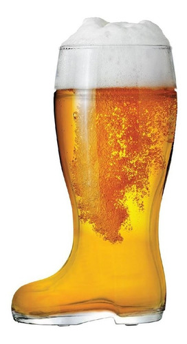 Copo Bota Cerveja Chopp Vidro Formato Stiefel G 1 Litro