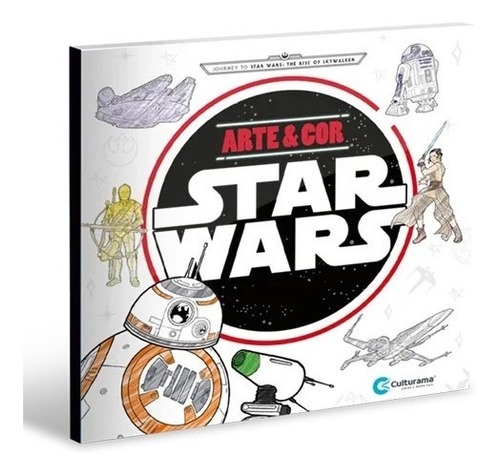 Livro De Colorir Arte E Cor Disney Star Wars Culturama