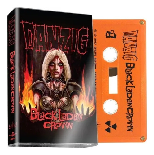 Danzig Black Laden Crown Cassette Nuevo Sellado Musicovinyl