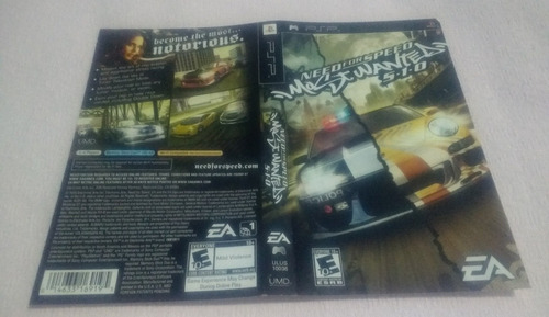 Juego Psp,need For Speed,most Wanted (Usado)