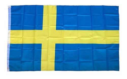 Bandera De Suecia Escandinavo Europa Norte 1.5m X 90cm F-038