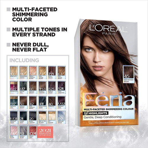 Kit De Tintes Para El Cabello L'oreal Paris Feria B61 Downto