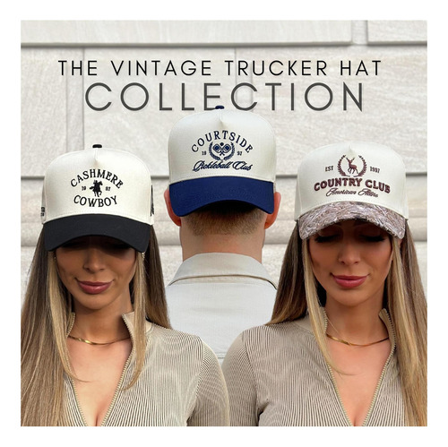 Gorra De Camionero Vintage Citrusy Boutique | Country Cowboy