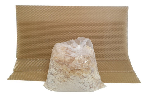 Kit Depilação 5 Kg De Breu + 1 Kg De Cera De Abelhas Pura