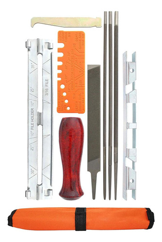 Conjunto De 10 Limas Para Afiar Motosserras,