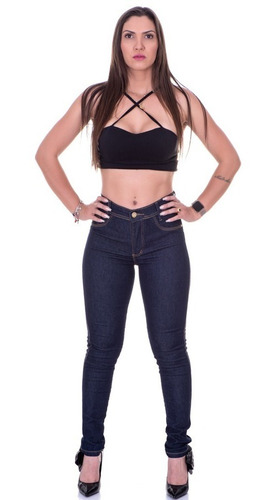 Calça Jeans Feminina Skinny Com Elastano Levanta Bumbum Oferta Até Durar Estoque