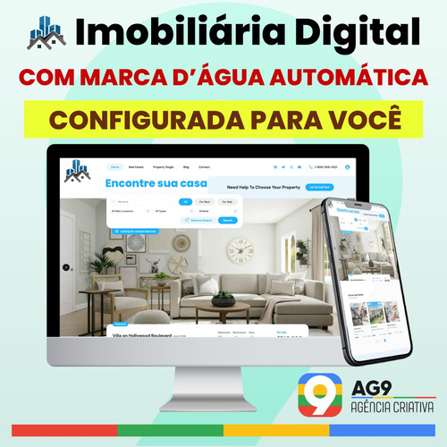 Imobiliária Online Completa Com Sistema De Gestão De Cliente