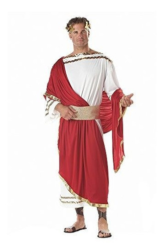 Disfraz Hombre - California Costumes Men's Adult-caesar, Red