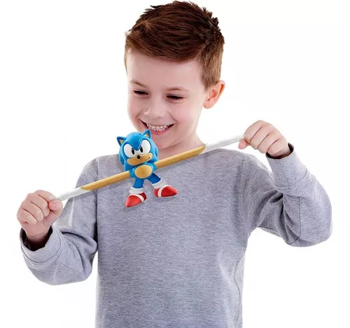 Boneco Elástico Sonic Stretch - Heroes Of Goo Jit Zu - Sunny - Pirlimpimpim  Brinquedos