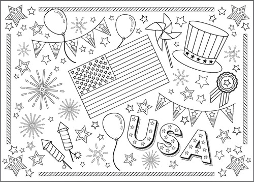 Color-your-own - Tapete Individual De Papel Desechable Rever