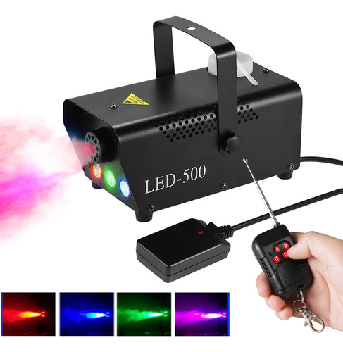 Haga Una Máquina De Niebla Portátil Led Rgb Fog Stage Con