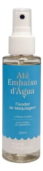 Fixador de Maquiagem Maria Margarida Até Embaixo D'água Spray 120ml A Prova D'Água Vegano