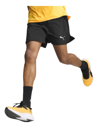 Short Puma Hombre Run Fav Velocity Woven 2in1 Negro Running