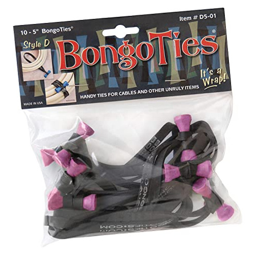 Bongoties Pink Amp; Black Flamingo Bongo Tiesos  10 Hnkkx