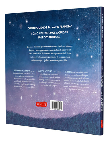 Você É O Universo, De Lucy Hawking. Editorial Harperkids, Capa Dura, Edição 1 Em Português, 2024