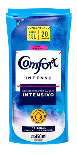 Suavizante Enjuague Comfort Intense Cuidado Esencial 450ml