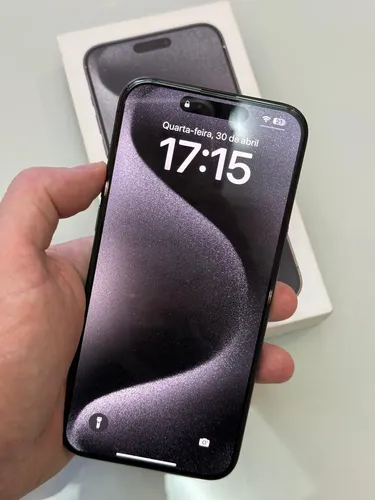 iPhone 15 Pro Max 256GB SIMフリー バッテリー87% Iphone 15 Pro Max (256gb) - Bateria 87% - Titânio Preto | MercadoLivre