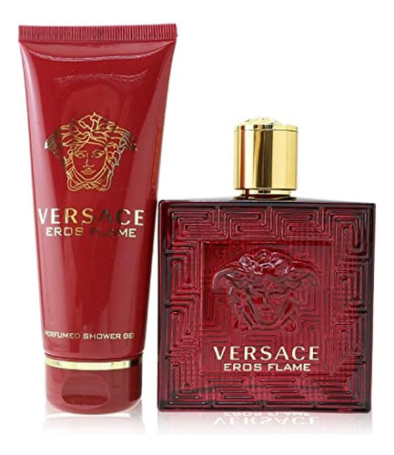 Versace Eros Flame Eau De Parfum Y Gel De Ducha 2 Piezas Set