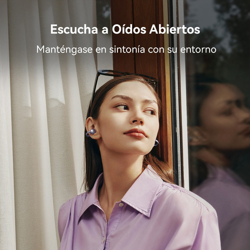 Audífonos Huawei Freeclip Inalámbricos Bluetooth Oro Rosa