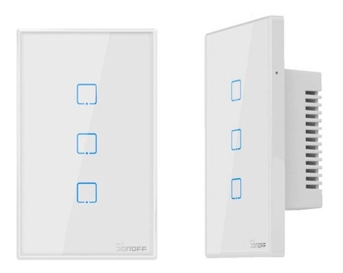 Interruptor Smart Wi-fi Sonoff 3 Botões Compatível Com Alexa