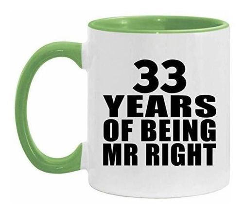 Taza, Vaso Desayuno - 33 Aniversario 33 Años De Ser El Sr. C