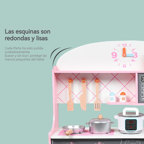 Cocinitas Juguete Para Ninas Con Horno De Madera Simulados