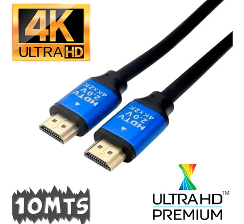 Cable Hdmi A Hdmi 4k Ultra Hd Premium 18gbps Hdr 10 Metros