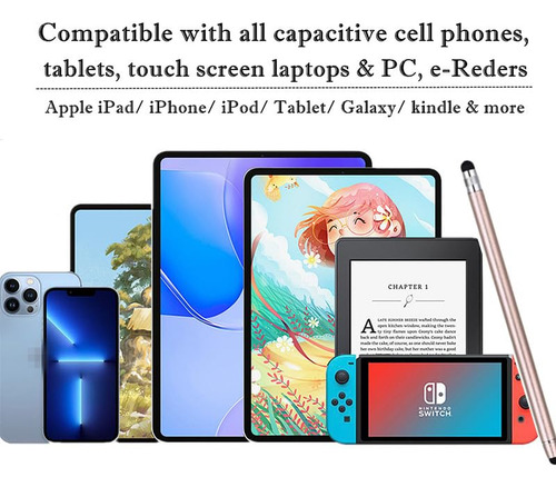 Stylus Pens Para iPad iPhone Android Tablets Todo Touch Scre