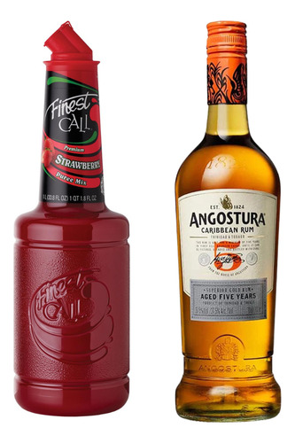 Ron Angostura 5 Años + Finest Call Frutilla