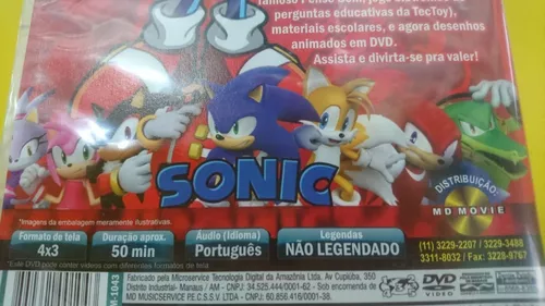 2 DVDs - Sonic 1 e 2 - O FIlme