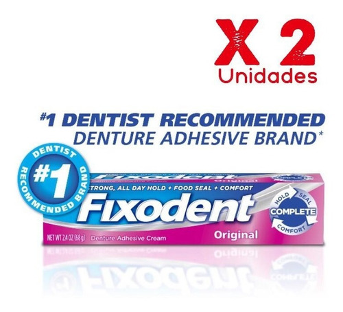 Fixodent Crema Adesiva 2.4 Oz X 2 Unid - g a $1057