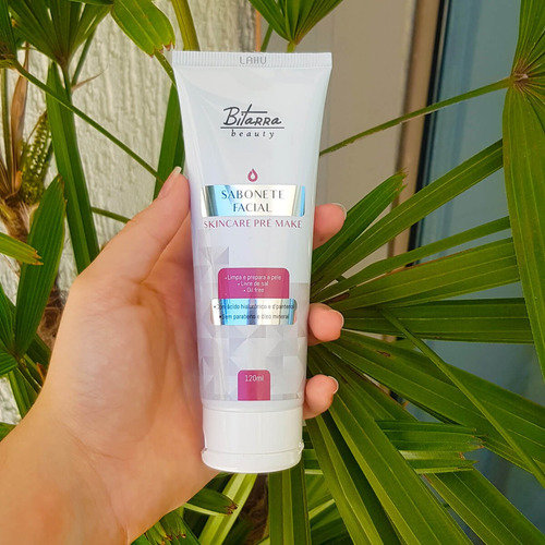 Imagem 3 de 4 de Sabonete Facial Bitarra Skin Care Pré Maquiagem Oil Free
