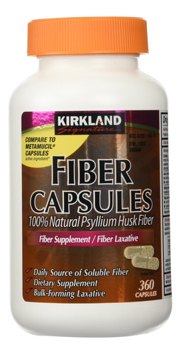 Kirkland Fibra Psyllium Husk X 360 Capsulas