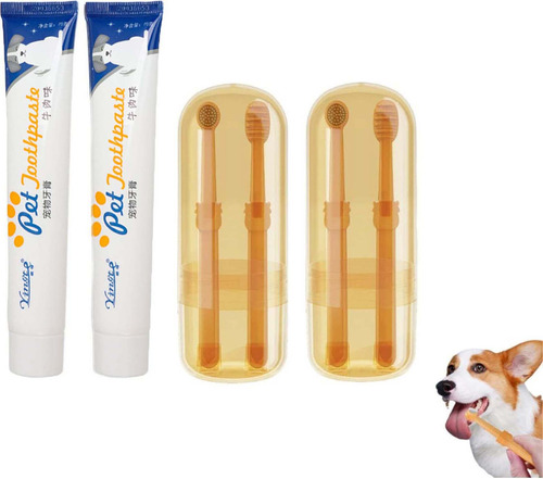 Pasta De Dientes Q Toothbrush Para Perros Pequeños, Desodora