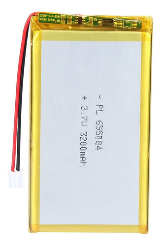 3.7v 3200mah 655084 Lipo Battery Rechargeable Lithium P...