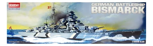 comprar Maqueta Armable Acorazado Alemán Bismarck, Escala 1\u002F800. Jp