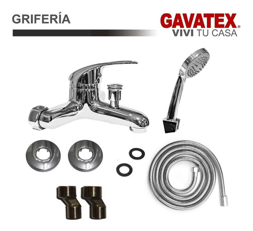 Imagen 3 de 10 de Grifería Baño Ducha Canilla Monocomando C/transferencia Gx