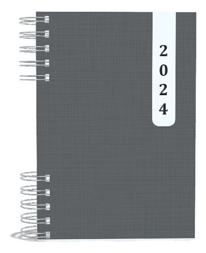 Kit 2 Agendas Personalizadas Semanal 2024 Logo 