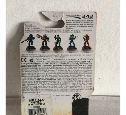 Mega Construx Halo Heroes Dare (oni) Serie 4 Original (Usado)