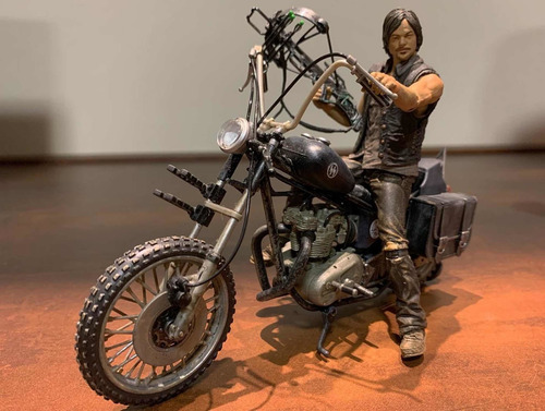 The Walking Dead Daryl Dickson Custom Chopper Mcfarlane Toys